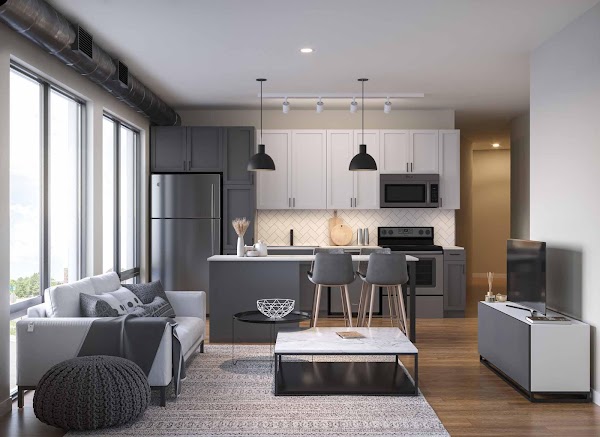 The Station at Malcolm Yards apartments in Minneapolis, MN