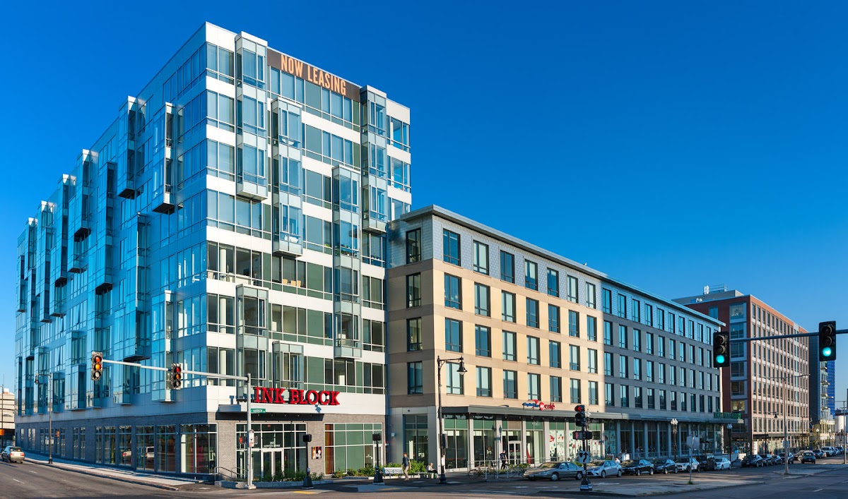 Ink Block apartments in Boston, MA