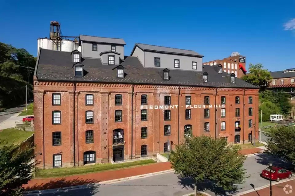 Piedmont Flour Mill Lofts apartments in Lynchburg, VA