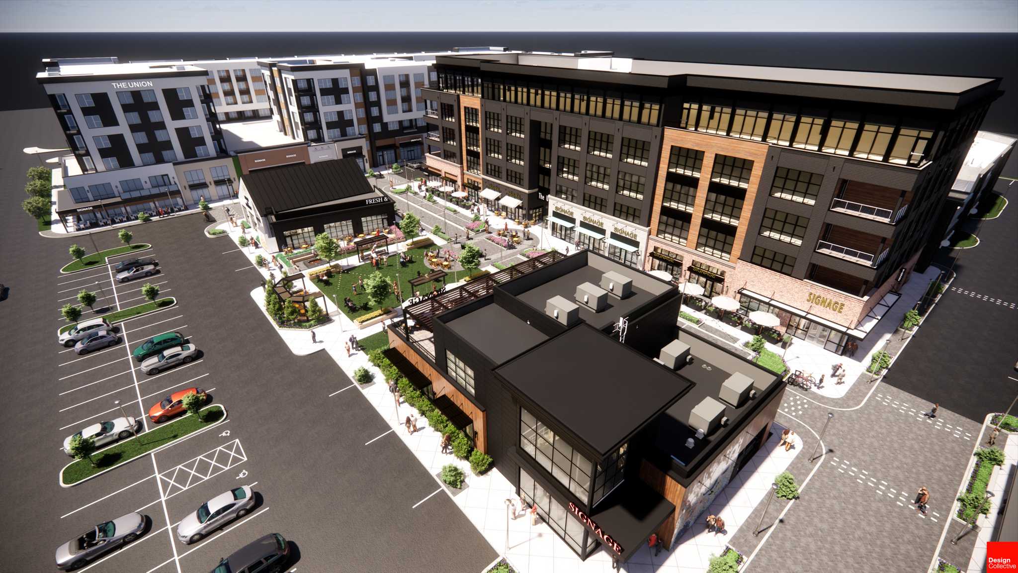 The Union Flats at Fishers District apartments in Fishers, IN