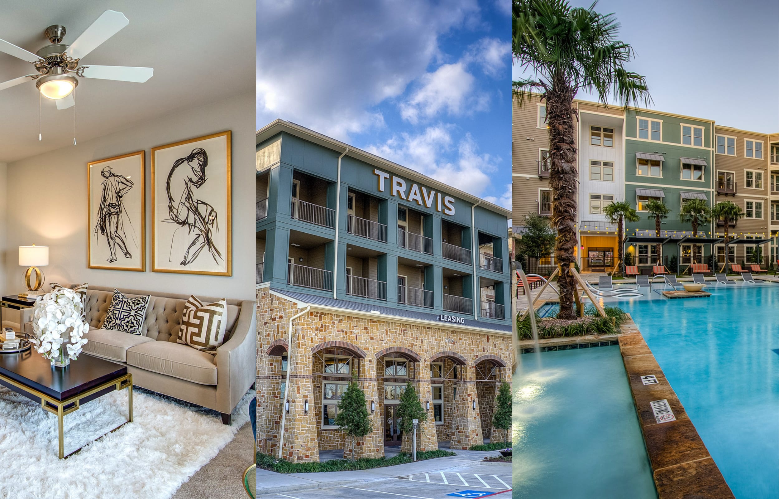 The Travis apartments in Addison, TX