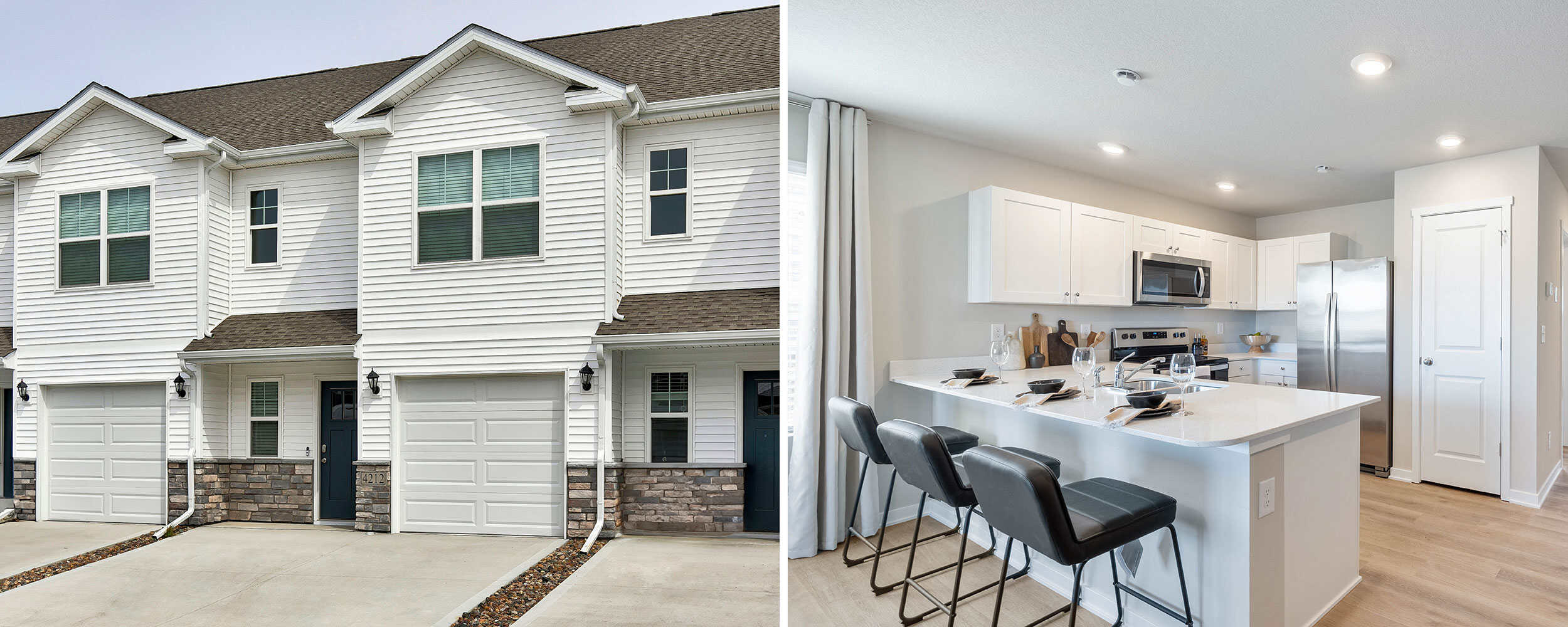 The Ridge at Canyon Landing Townhomes apartments in Ankeny, IA