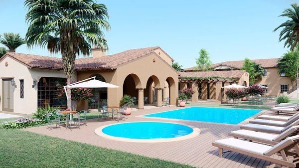 Arrive at Rancho Belago apartments in Moreno Valley, CA