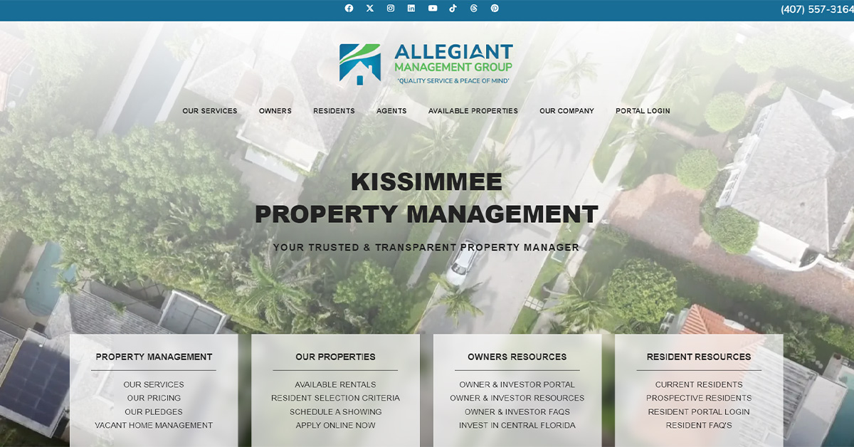 Allegiant Management Group apartments in Kissimmee, FL